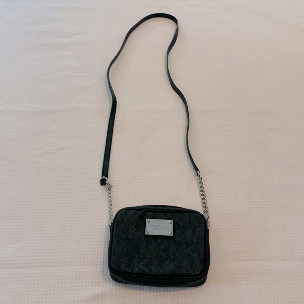Michael Kors Black Signature Crossbody Bag